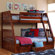 Discovery World Furniture Weston Twin over Full Bunk Bed with Built-In Ladder and Storage