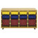ECR4kids Storage Trolley with 12 Trays