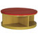 ECR4kids Reading Sectional with Two Piece Round Bench