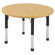 ECR4kids 36" Round Laminate Preschool Table in Maple