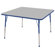 ECR4kids 48" Square Adjustable Activity Table in Gray