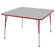 ECR4kids 48" Square Adjustable Activity Table in Gray