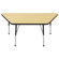 ECR4kids 30" x 60" Trapezoid Activity Table in Maple
