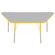 ECR4kids 30" x 60" Trapezoid Activity Table in Various Colors