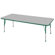 ECR4kids 30" x 72" Rectangular Adjustable Activity Table in Gray