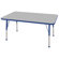 ECR4kids 30" x 48" Rectangular Adjustable Activity Table in Gray