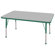 ECR4kids 30" x 48" Rectangular Adjustable Activity Table in Gray