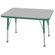 ECR4kids 24x36 Rectangular Adjustable  Activity Table in Gray