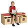 ECR4kids See & Store WoodClassroom Bench