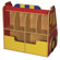 ECR4kids 3-Piece Fire Engine Book Storage Center