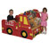 ECR4kids 3-Piece Fire Engine Book Storage Center