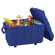 ECR4kids 4 Pack of 18 Gallon Stor-N-Roll Toy Trunks with Casters
