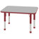 ECR4kids 24x36 Rectangular Adjustable  Activity Table in Gray