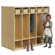 ECR4kids 10 Section Double Sided Coat Locker