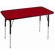 ECR4kids 24" x 36" Rectangular Adjustable Activity Table