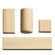 ECR4kids 154 Pieces Hardwood Building Block