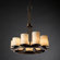Justice Design Group CandleAria Dakota 9 Light Chandelier