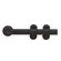 Baldwin 2" x 6.5" Ornamental Heavy Duty Surface Bolt in Oil Rubbed Bronze