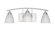 Designers Fountain Tackwood  Vanity Light in Satin Platinum