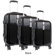 J World Concord 3 Piece Polycarbonate Expandable Spinner Luggage Set
