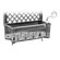 Exaco Calypso Square Planter with Trellis