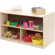 Steffy Wood Products Double Sided Mobile Storage Unit