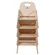 Steffy Wood Products 7" Wood Classroom Toddler Stackable Chair