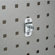 Triton Products LocHook 1/4 In. to 1/2 In. Hold Range 7/8 In. Projection, Zinc Plated/Chromate Dipped Steel Extended Spring Clip for LocBoard, 5 Pack