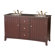 Stufurhome Alexis 60" Double Bathroom Vanity in Cherry Red with Granite Top
