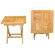 Jewels of Java Square Folding Side Table