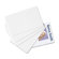 Baumgartens PVC ID Card, CR80 Size, 30 mil Thick, 2-1/8"x3-3/8", 100 per Pack, White