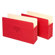 Globe Weis File Pocket, 3-1/2"Expansion, 11-3/4"x9-1/2", Red