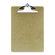 Officemate International Corp Hardboard Clipboard, 1" Paper Capacity, 9"x12-1/2", Brown