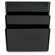 Officemate International Corp Wall File, Recycled, 3 Pockets, Black