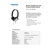 Panasonic&reg; Monitor Headphones