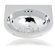 WS Bath Collections Metal 12.6" x 10.6" U-Shaped Bathroom Sink