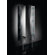 WS Bath Collections Linea 9.8" x 8.3" Pika Bathroom Storage Rotating Cabinet in Stainless Steel