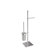 WS Bath Collections Complements 9.1" x 9.1" Rampin Towel Stand with Toilet Paper Holder and Toilet Brush Holder in Polished Chrome