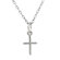 Skyline Silver Sterling Silver Childrens Cross Necklace