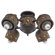 Monte Carlo Fan Company Four Light Sculpted Fitter
