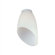 Monte Carlo Fan Company White Opal Oval Accessory Glass Shade