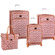 Diane Von Furstenberg Baby Hearts 4 Piece Luggage Set