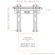 dCOR design Fixed Low Profile Wall Mount for 18" - 32" TV