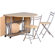 Home Essence Stanley Butterfly 4 Chair Dining Set