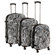 CalPak Montego Bay ABS Hardcase 3 Piece 4 Wheels Luggage Set
