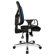Topstar Artwork  Height Adjustable Swivel Chair in Black and Blue Mesh
