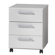 Modal Mura Three Drawer Filing Pedestal in White Melamine