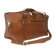 Piel Leather Traveler 19" Leather Travel Duffel with Side Pockets