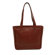 Piel Leather Women's Laptop Shopping Tote in Red
