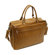 Piel Leather Large Briefcase / Carry-On Bag in Saddle